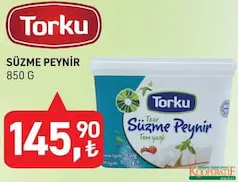 TORKU SÜZME PEYNİR 850 G TORKU SÜZME PEYNİR 850 G